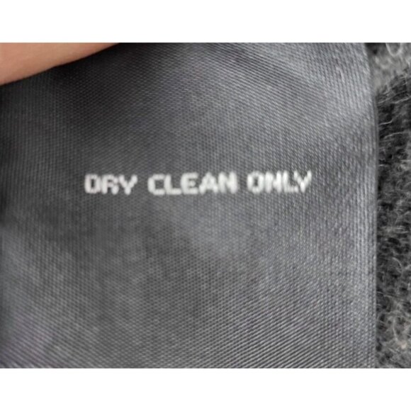 Women's SIZE 4 Kenneth Cole Wool Blend Pea Coat Winter Jacket Gray Warm Classic - Picture 6 of 6